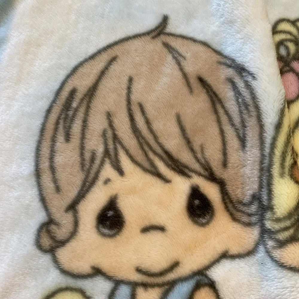 Vintage 2006 luxury plush throw Precious Moments baby nursery pals 30
